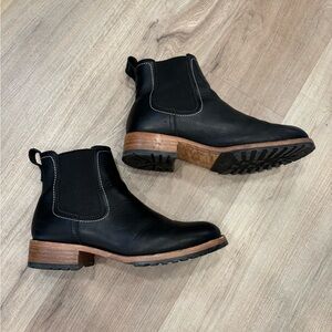 Portland Leather Patina Chelsea Boot black size 11